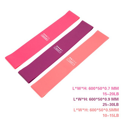 Elastsed ribad Fitnessi vastupidavusribade jaoks Treening Jõusaal Jõutreening Fitness Kumm Pilates Sport Crossfit treeningvarustus