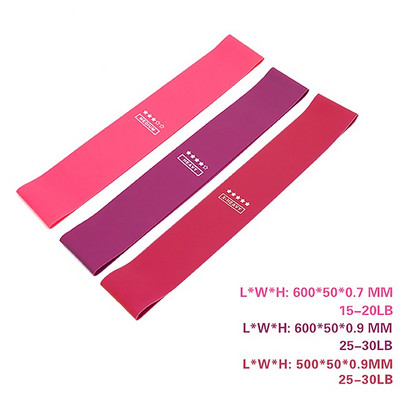 Elastsed ribad Fitnessi vastupidavusribade jaoks Treening Jõusaal Jõutreening Fitness Kumm Pilates Sport Crossfit treeningvarustus