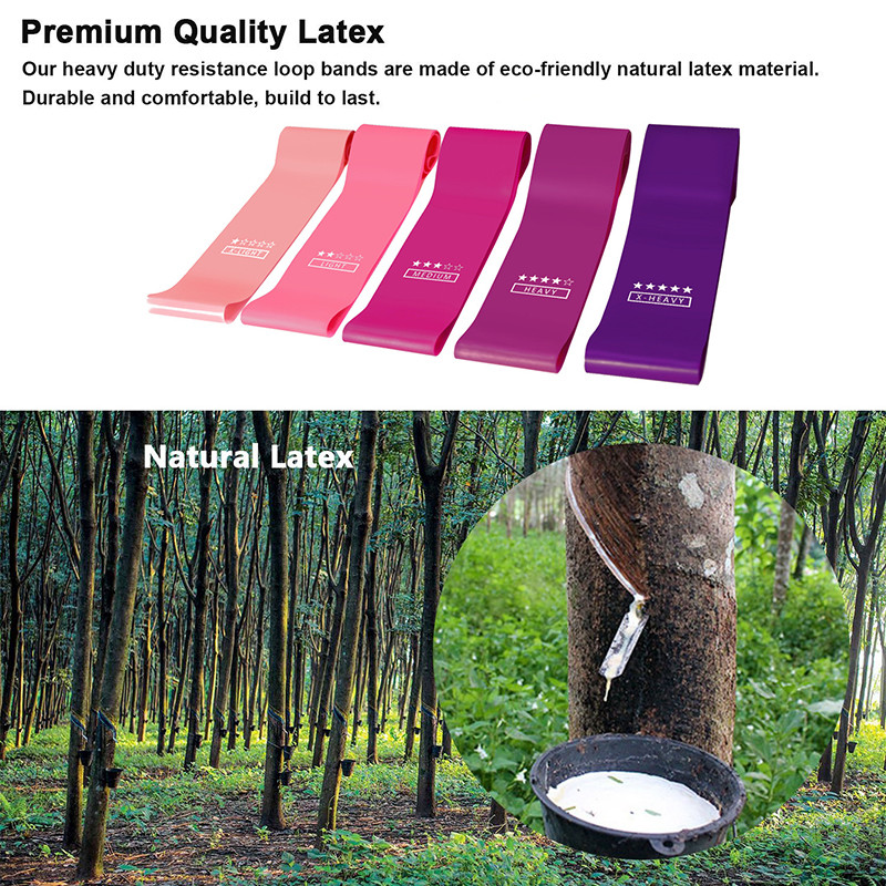 Elastsed ribad Fitnessi vastupidavusribade jaoks Treening Jõusaal Jõutreening Fitness Kumm Pilates Sport Crossfit treeningvarustus