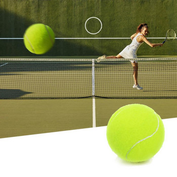 3PCS Тенис с висока еластичност Професионална топка за тренировъчна игра за тенис Кучета на открито Преследване и хапене 63 мм топка за тенис