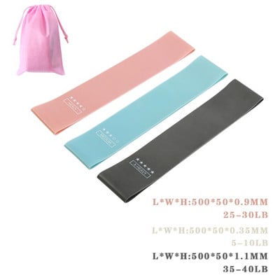 Benzi de rezistență pentru exerciții pentru gingii de fitness Benzi elastice pentru antrenament de forță de gimnastică pentru fitness Mini benzi Echipament de antrenament pentru yoga Crossfit