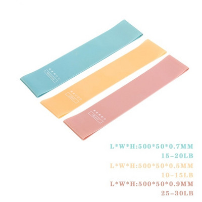 Benzi de rezistență pentru exerciții pentru gingii de fitness Benzi elastice pentru antrenament de forță de gimnastică pentru fitness Mini benzi Echipament de antrenament pentru yoga Crossfit