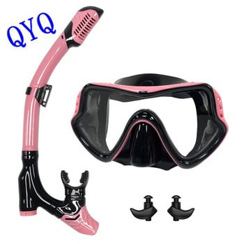 Μάσκα κατάδυσης QYQ Professional Snorkel Diving Mask and Snorkels Goggles Glasses Swimming Easy Breath Tube Σετ μάσκα αναπνευστήρα