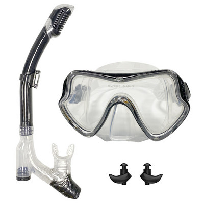 QYQ Sukeldumismask Professionaalne snorkelsukeldumismask ja snorkelid Prillid Prillid Sukeldumine Ujumine Easy Breath Tube komplekt Snorkelmask