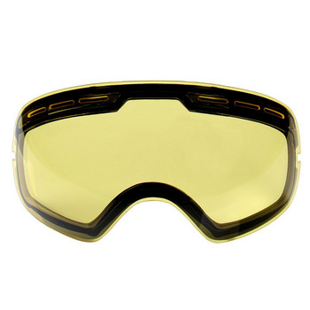 За двойна осветяваща леща COPOZZ за ски очила на модел GOG-201 Увеличете яркостта Облачно нощно използване (само леща) НОВО