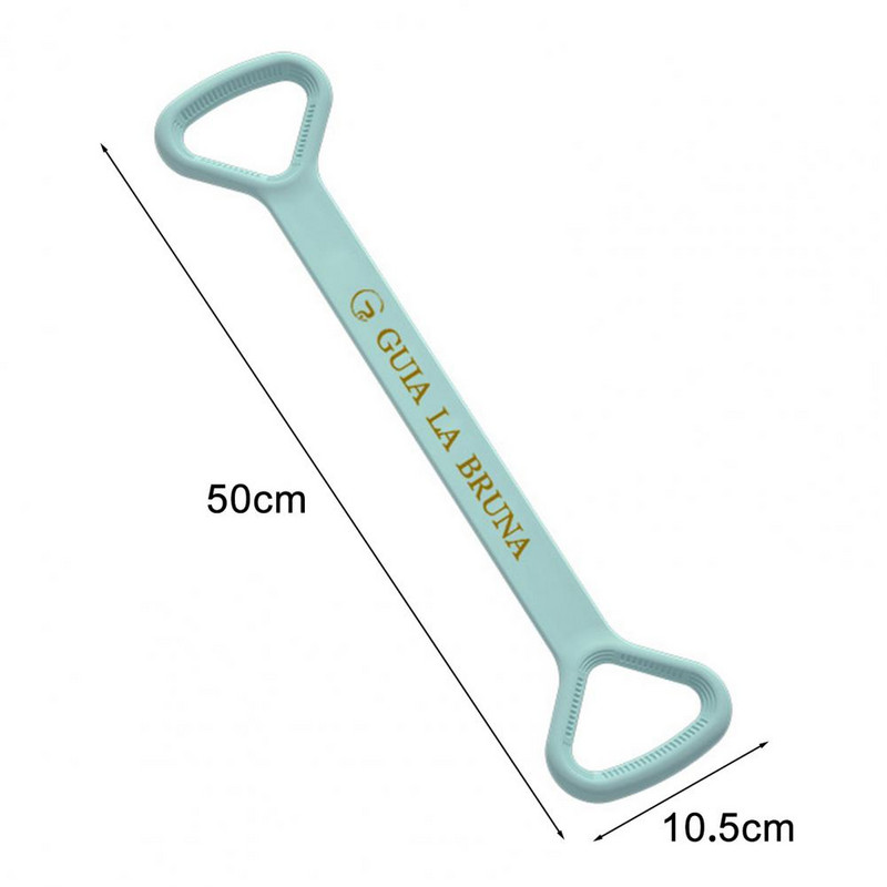 Silikonska otporna traka s 8 figura, ruka, leđa, rame, elastično uže za vježbanje, joga, rastezanje, fitness traka