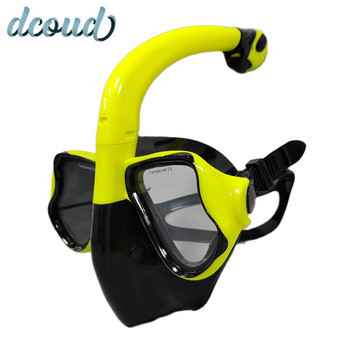 Μάσκα για καταδύσεις σε όλο το πρόσωπο Επαγγελματική μάσκα κολύμβησης με αναπνευστήρα για ενήλικες Αντιθαμβωτικά αδιάβροχα γυαλιά σιλικόνης γυαλιά UV