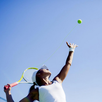 Μπάλα τένις Φορητό εργαλείο Μπάλα προπόνησης τένις με κορδόνι Βολικό μονό τένις προπονητής μπάλα ριμπάουντ για πυγμαχία