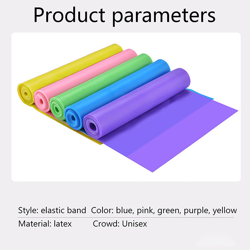 Benzi elastice pentru yoga, Pilates portabil, Benzi de expansiune pentru cerc de șold, centură de rezistență pentru antrenament de forță de familie, latex