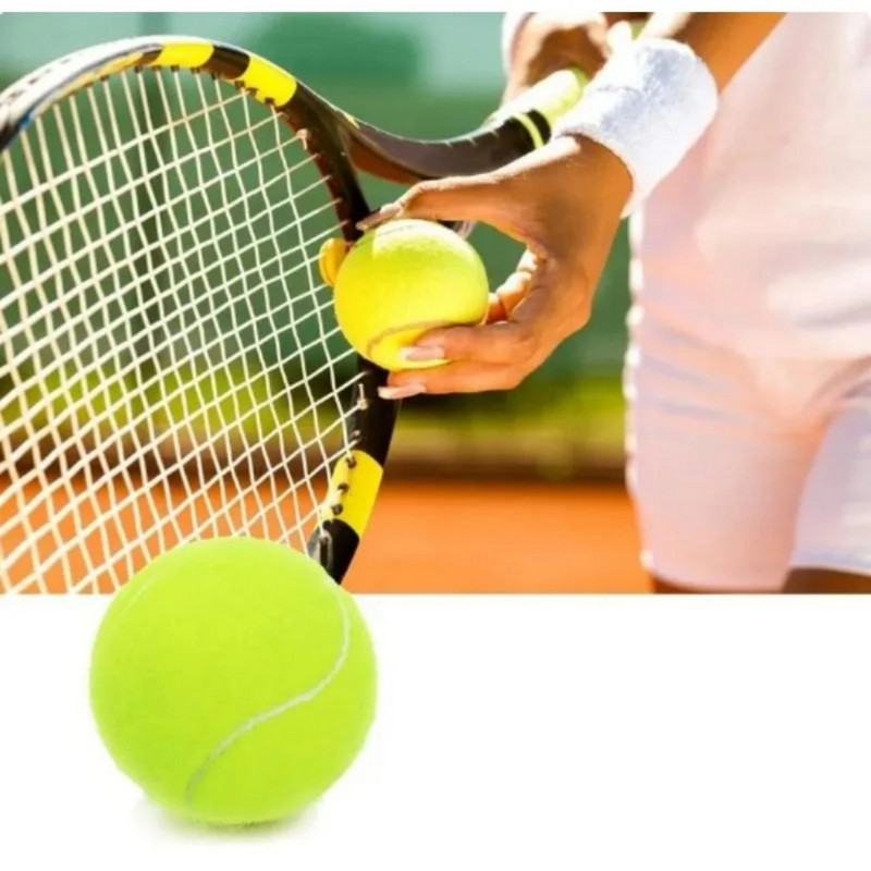 Elementary Practice Tennis 6,4cm Stretch Training Tennis Competition Training High Flexibility and Resilience Fiber Tennis