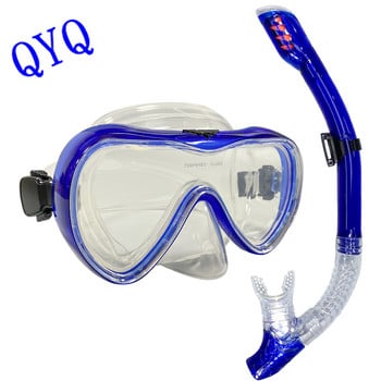 QYQ Professional Scuba Diving Mask Σετ κολύμβησης με αναπνευστήρα Φούστα σιλικόνης για ενήλικες Γυαλιά Γυαλιά Μάσκα κατάδυσης