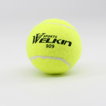 Σκύλος κατοικίδιων ζώων Κουτάβι μπάλα τένις WELKIN Νέα 63 χιλιοστά Thrower Chucker Launcher Παίξτε παιχνίδια προμήθειες για υπαίθρια αθλήματα με σχέδιο από καουτσούκ για κατοικίδια