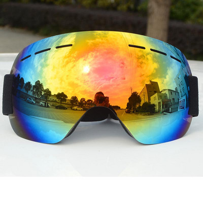 Γυαλιά σκι Αντιθαμβωτικά και ανθεκτικά στην άμμο Μεγάλα σφαιρικά γυαλιά για άνδρες και γυναίκες Γυαλιά αναρρίχησης ενηλίκων για το χιόνι