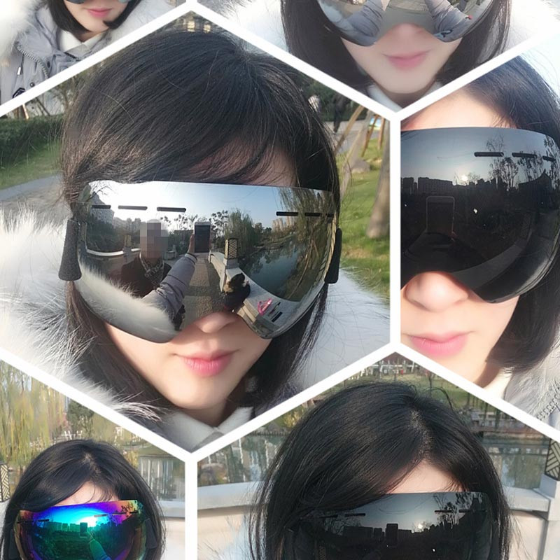 Γυαλιά σκι Αντιθαμβωτικά και ανθεκτικά στην άμμο Μεγάλα σφαιρικά γυαλιά για άνδρες και γυναίκες Γυαλιά αναρρίχησης ενηλίκων για το χιόνι