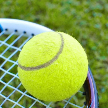 1τμχ Επαγγελματική ενισχυμένη ελαστική μπάλα τένις Αμορτισέρ υψηλής ελαστικότητας, ανθεκτική μπάλα προπόνησης για σχολική προπόνηση συλλόγου