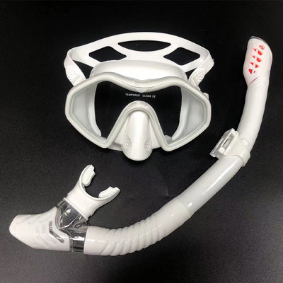 QYQ Επαγγελματικές μάσκες κατάδυσης Σετ κολύμβησης με αναπνευστήρα Φούστα σιλικόνης για ενήλικες Γυαλιά γυαλιά ομίχλης Εξοπλισμός πισίνας