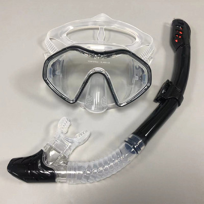 QYQ Επαγγελματικές μάσκες κατάδυσης Σετ κολύμβησης με αναπνευστήρα Φούστα σιλικόνης για ενήλικες Γυαλιά γυαλιά ομίχλης Εξοπλισμός πισίνας