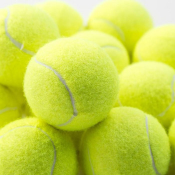 Κίτρινες μπάλες τένις Αθλητικό τουρνουά διασκέδασης σε εξωτερικούς χώρους κρίκετ παραλίας σκύλος Ιδανικός για προπόνηση τένις κρίκετ στην παραλία ή παραλία/κλπ