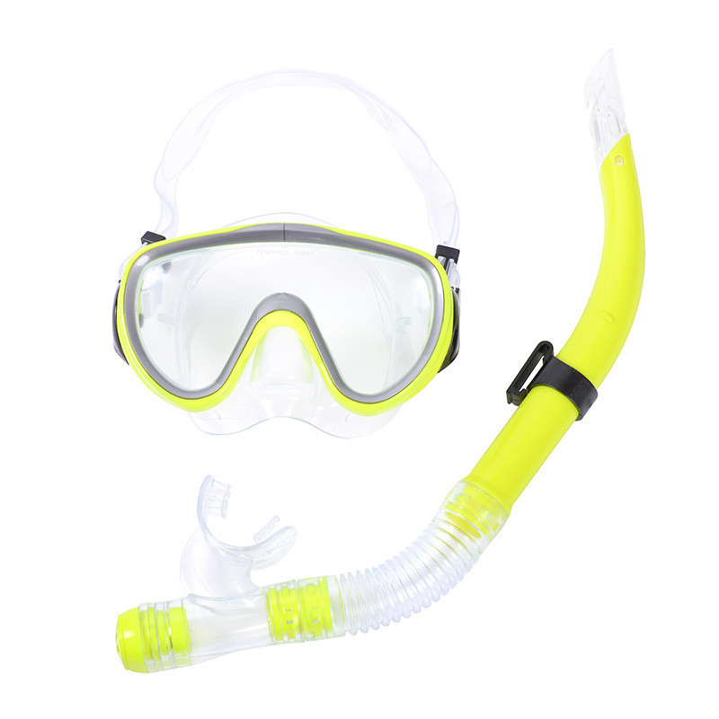 Set de snorkel pentru copii Măști de scufundări Ochelari de înot Ochelari cu tuburi de snorkel uscate Echipament cu tuburi Seturi de echipament de scufundări