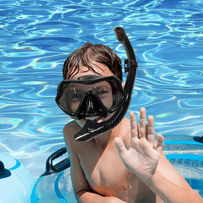 Laste sukeldumismask Laste HD-sukeldumisprillide komplekt, väikese näoga snorgeldamistoru, laste sukeldumisprillide ujumismaskide komplekt