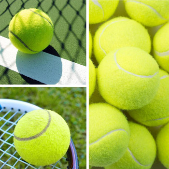 1бр Professionele Rubber Tennisbal Hoge Veerkracht Duurzaam Tennis Praktijk Bal Voor School Club Concurrentie Training