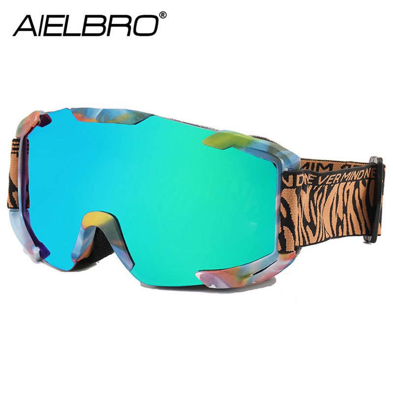 Kaitseprillide kate Talvisuusk meestele Sport Välis Tuulekindel Suusamask Lumelaud Lumi MTB Suusamisprillid UV-kaitse Suusaprillid