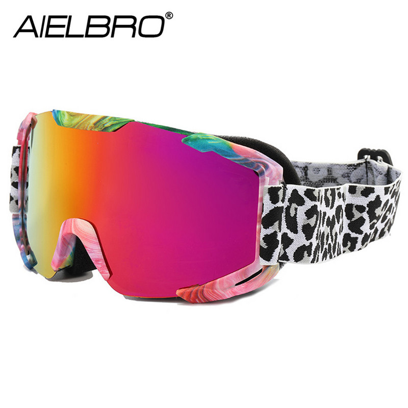 Kaitseprillide kate Talvisuusk meestele Sport Välis Tuulekindel Suusamask Lumelaud Lumi MTB Suusamisprillid UV-kaitse Suusaprillid