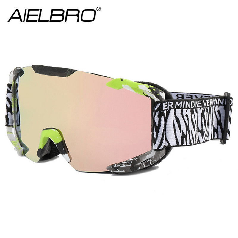 Kaitseprillide kate Talvisuusk meestele Sport Välis Tuulekindel Suusamask Lumelaud Lumi MTB Suusamisprillid UV-kaitse Suusaprillid