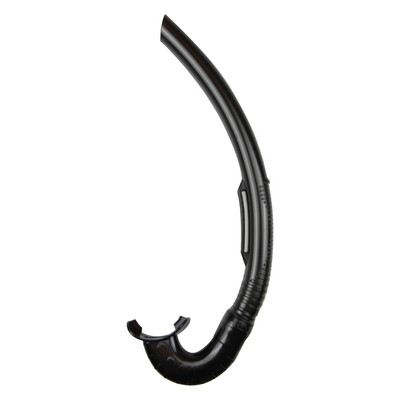 Eesmine keskele kinnitatav ujumissnorkel mugava huuliku ja reguleeritava pearihmaga veealuse hingamissüsteemiga