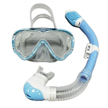 Νέα επαγγελματική μάσκα κατάδυσης με αναπνευστήρα και γυαλιά κολύμβησης με αναπνευστήρα Γυαλιά κατάδυσης σετ σωλήνων κολύμβησης Snorkel Child Unisex