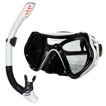 Професионална маска за гмуркане с шнорхел костюм за възрастни силиконова пола очила маска за гмуркане