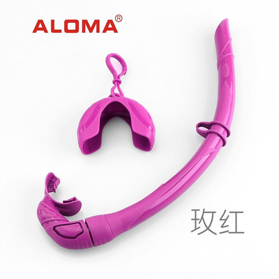 DEMMET Pure Color Foldable Breathing Dive Wet-Snokel Scuba Subwater Diving Wet Snorkel DiveSnorkel drop shipping