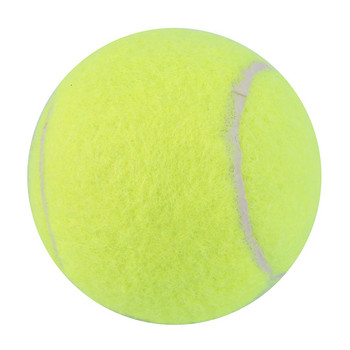 1 бр. Устойчива на еластичност гумена тенис тренировъчна топка за професионални игри Спортна масажна топка Тенис гумена тенис топка