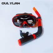 Oulylan Diving Goggles Swimming Tube Snorkel Professional Snorkel Diving Mask Snorkels Goggles Glasses Mask για ενήλικες Unisex