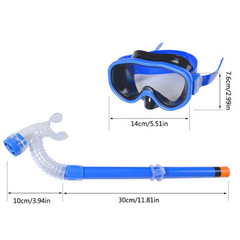 Детски маски за гмуркане с шнорхел Маски за гмуркане с шнорхел Очила с дихателна тръба
