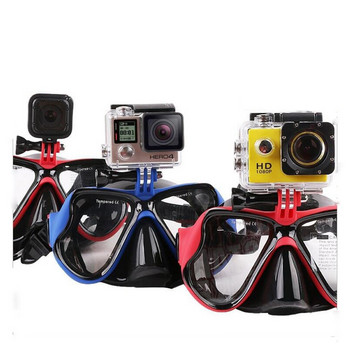 Професионална подводна маска, камера, маска за гмуркане, плувни очила, шнорхел, оборудване за гмуркане, държач за камера за Go Pro