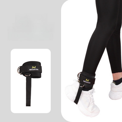 Fitnessi pahkluu rihmad, reguleeritavad D-rõngaga tugimansetid jõusaali jalgade jõutreeningu rihmaratas koos pandlaga Spordikaitse turvaröövlid