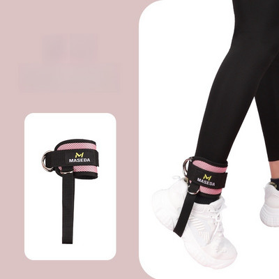 Fitnessi pahkluu rihmad, reguleeritavad D-rõngaga tugimansetid jõusaali jalgade jõutreeningu rihmaratas koos pandlaga Spordikaitse turvaröövlid