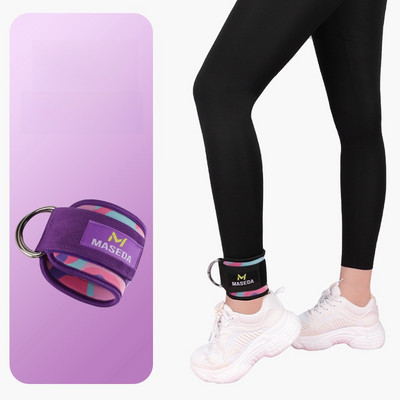 Fitnessi pahkluu rihmad, reguleeritavad D-rõngaga tugimansetid jõusaali jalgade jõutreeningu rihmaratas koos pandlaga Spordikaitse turvaröövlid