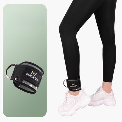 Fitnessi pahkluu rihmad, reguleeritavad D-rõngaga tugimansetid jõusaali jalgade jõutreeningu rihmaratas koos pandlaga Spordikaitse turvaröövlid