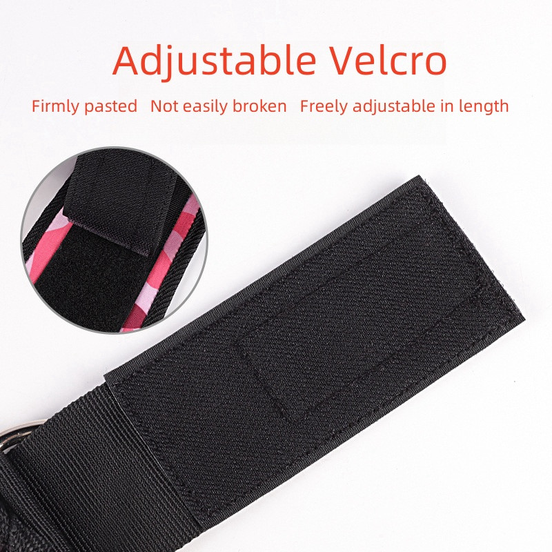 Fitnessi pahkluu rihmad, reguleeritavad D-rõngaga tugimansetid jõusaali jalgade jõutreeningu rihmaratas koos pandlaga Spordikaitse turvaröövlid