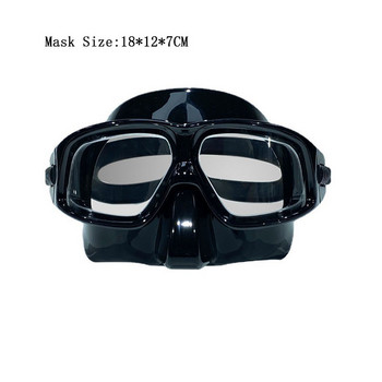 Шнорхел за гмуркане Професионална маска за гмуркане против замъгляване Водоустойчиви меки силиконови очила UV очила Комплект за гмуркане с шнорхел за възрастни Подводно гмуркане