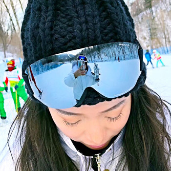 Професионални HD ски очила UV400 против замъгляване ски очила зимни ветроустойчиви очила сноуборд очила огледало леща ски очила
