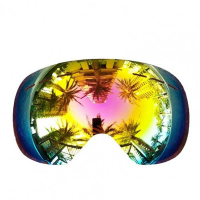 1tk HX06 suusaprillide läätsed kahekihilised lumepimedusekindlad prillid UV-kaitsega lumelaua kaitseprillid läätsede vahetus