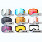 1 lentilă magnetică pentru ochelari de schi pentru ochelari de snowboard HX22 Înlocuiește lentila Accesoriu pentru ochelari de schi