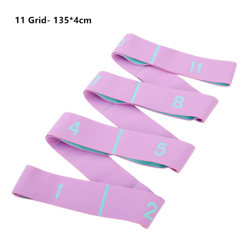 9/11 grid Segmenteeritud jooga venitusvöö Fitness Rally Belt Dance digitaalne elastne vöö