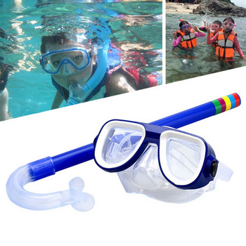 Деца Детски комплект за шнорхел Маска за гмуркане с шнорхел Очила за плуване Очила със сухи шнорхели Оборудване за гмуркане Оборудване за гмуркане