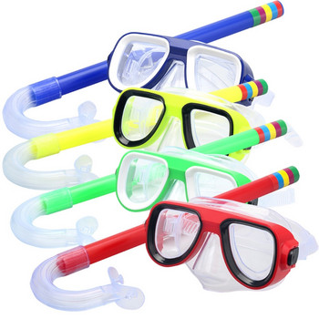 Деца Детски комплект за шнорхел Маска за гмуркане с шнорхел Очила за плуване Очила със сухи шнорхели Оборудване за гмуркане Оборудване за гмуркане
