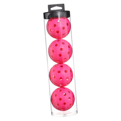 Μπάλες Pickleball 4 τμχ με 40 μικρές τρύπες με ακρίβεια, ανθεκτικό πρότυπο