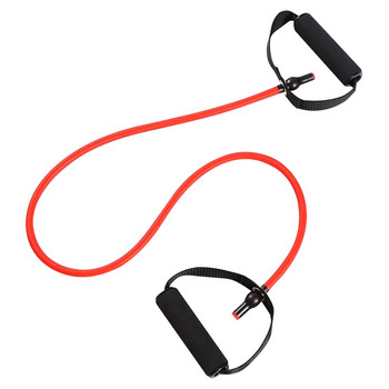 Ζώνες αντίστασης 5 επιπέδων με λαβές Yoga Pull Rope Elastic Fitness Exercise Tube Band για Προπόνηση Ενδυνάμωσης Bodybuilding στο σπίτι